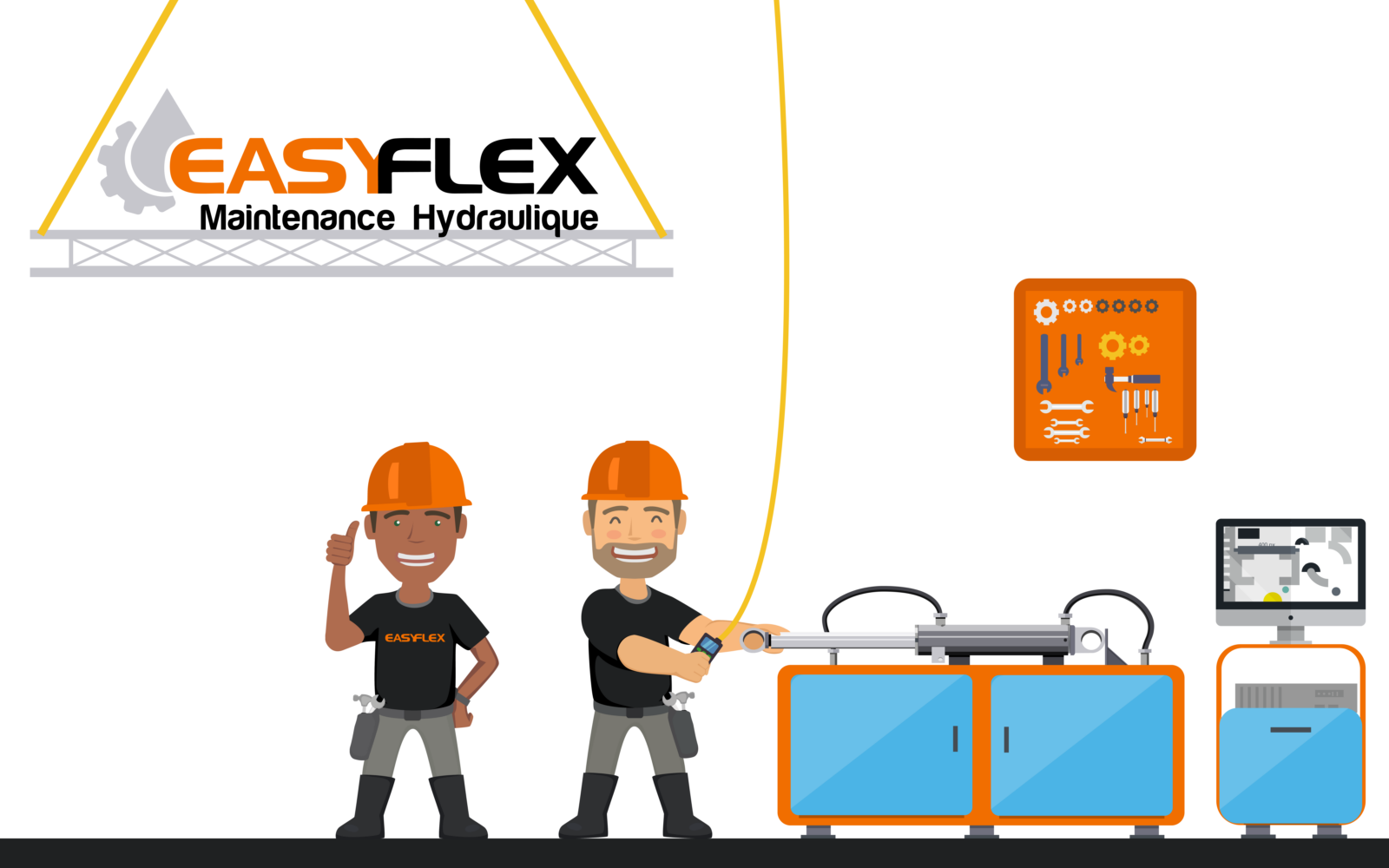 easyflex maintenance hydraulique vérins