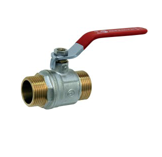 vanne basse pression à boisseau sphérique mâle mâle laiton ou inox