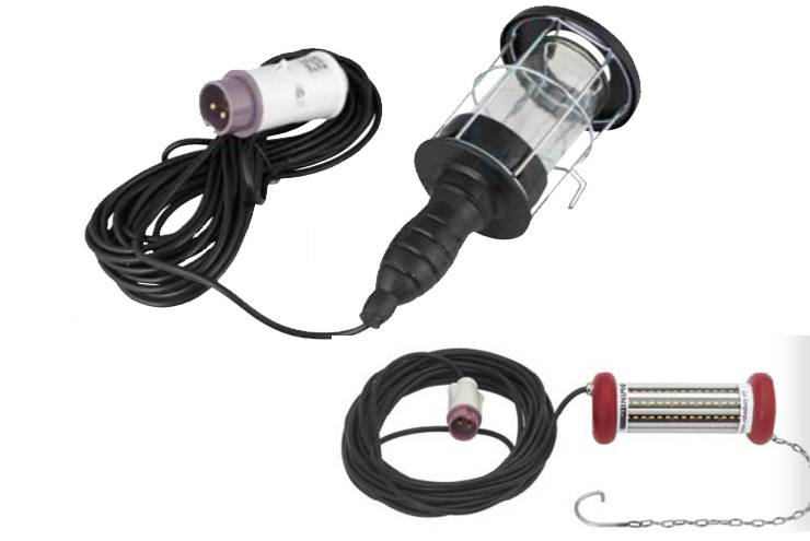 baladeuse et lampe frontale pour cuve à vin 