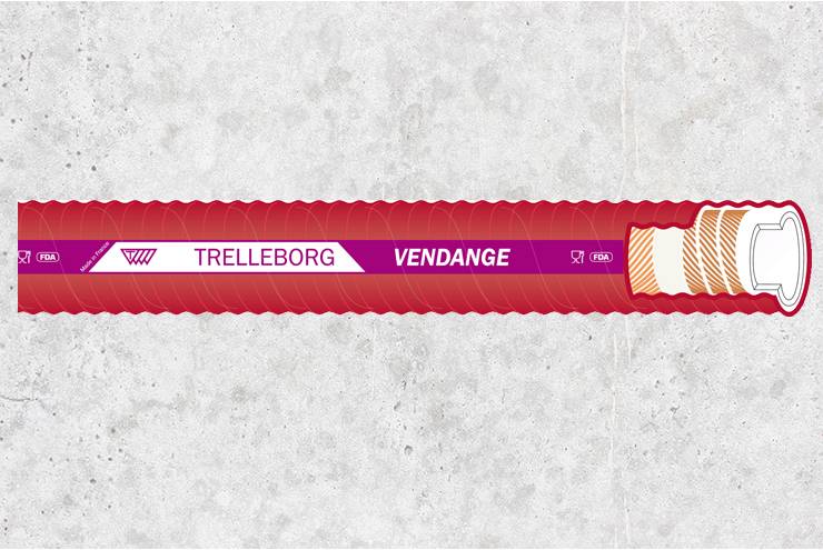 tuyau vendange caoutchouc trelleborg